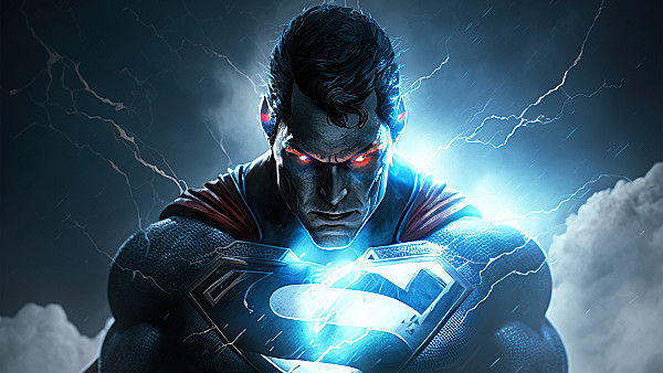 Superman Glowing Eyes - hdwallpaper4k