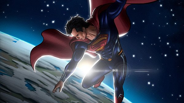 Superman In Space - hdwallpaper4k