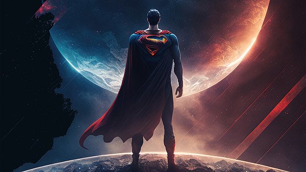 Superman In Strange World - hdwallpaper4k