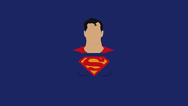 Superman Minimalism Art - hdwallpaper4k