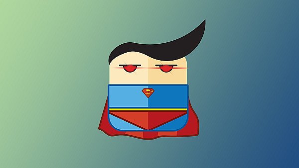 Superman Minimalist 4k wallpaper