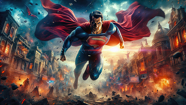 Superman The Mighty Warrior - hdwallpaper4k