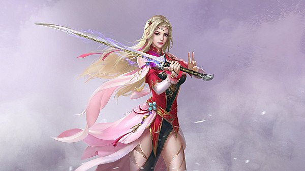 Sword Girl Fantasy Art - hdwallpaper4k