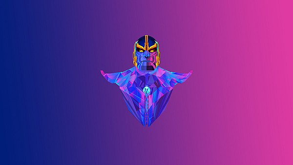 Thanos Colorful Minimalism - hdwallpaper4k