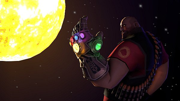 Thanos Infinity Gauntlet Fortnite Artwork - hdwallpaper4k