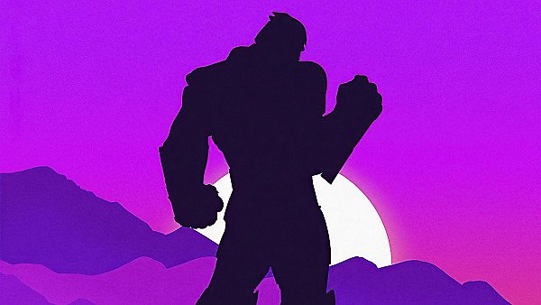 Thanos Minimal 5k - hdwallpaper4k