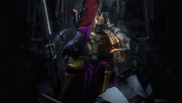 Thanos Ruler Of The Infinite Chair - hdwallpaper4k