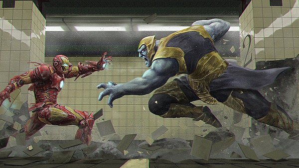 Thanos Vs Iron Man Avengers Infinity War - hdwallpaper4k