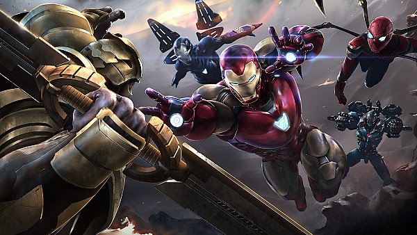 Thanos Vs Iron Man Team - hdwallpaper4k