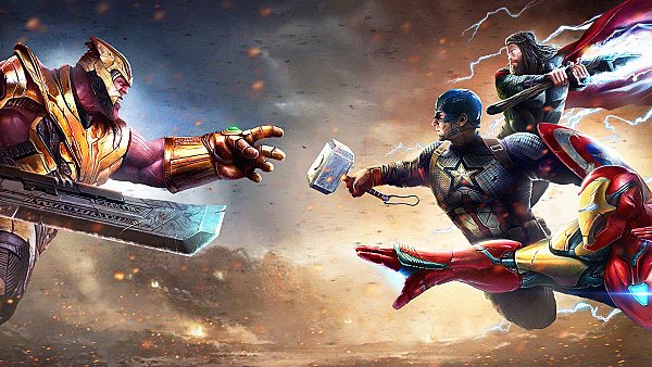 Thanos Vs Iron Man Thor Captain America - hdwallpaper4k