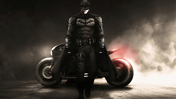 The Batman Bruce Wayne With Bike 4k - hdwallpaper4k