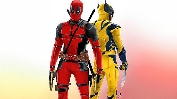 The Epic Team Up Of Deadpool And Wolverine - hdwallpaper4k