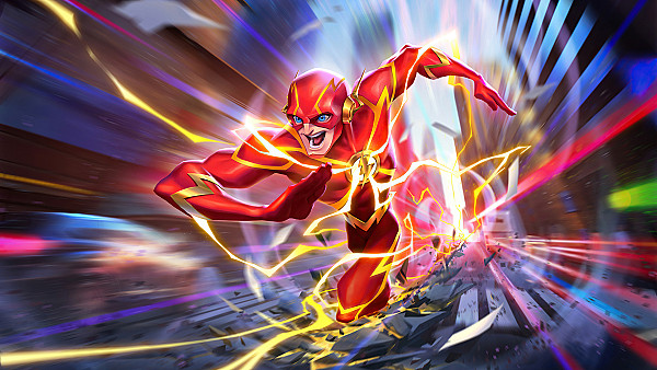 The Flash Anime Art 5k - hdwallpaper4k