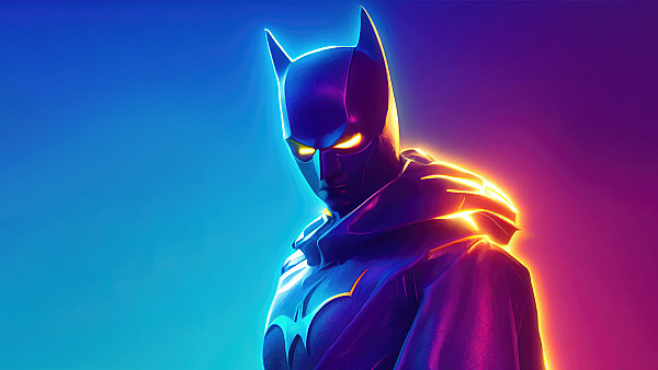 The Glowing Batman 5k - hdwallpaper4k