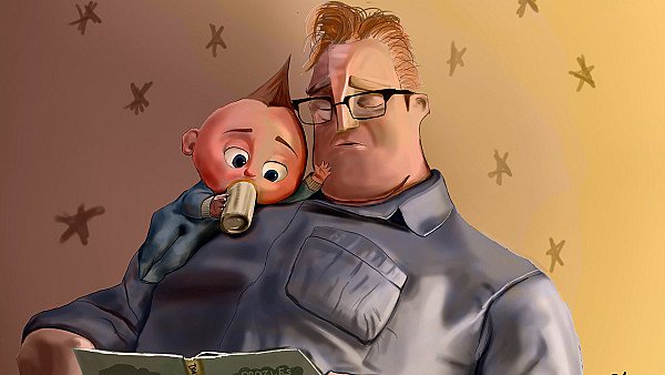 The Incredibles 2 Jack Jack Par Mr Incredible - hdwallpaper4k