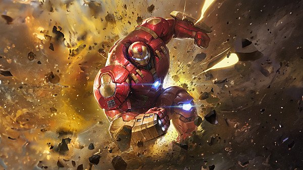 The Iron Hulkbuster Rises To Battle - hdwallpaper4k