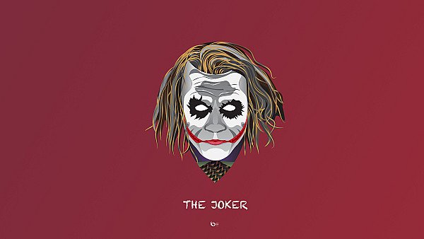 The Joker Minimal 4k - hdwallpaper4k