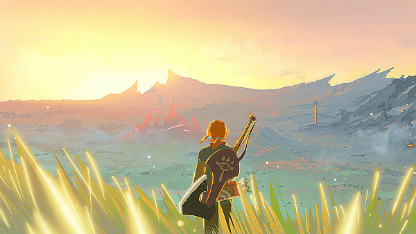 The Legend Of Zelda Breath Of The Wild Paint Art 4k - hdwallpaper4k