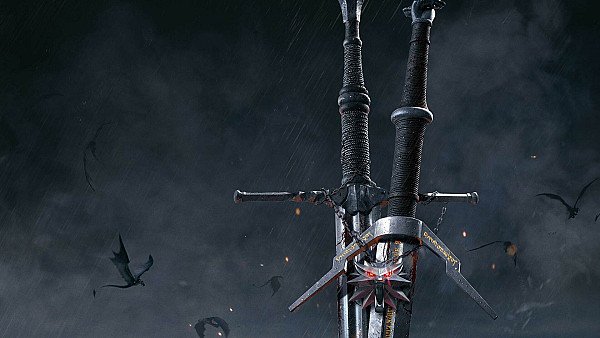 The Witcher 3 Wild Hunt Sword 10k - hdwallpaper4k