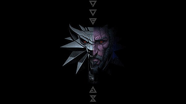 The Witcher Minimal 5k - hdwallpaper4k