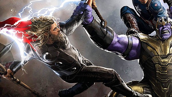 Thor And Thanos Avengers Endgame - hdwallpaper4k