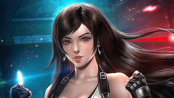 Tifa Lockhart Fantasy Art 4k - hdwallpaper4k