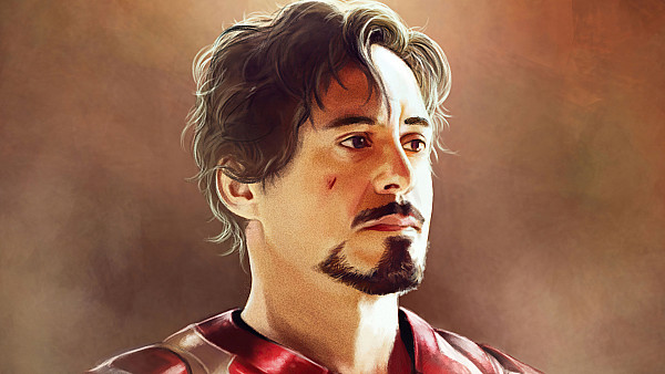 Tony Stark Paint Art - hdwallpaper4k