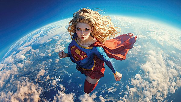 Unstoppable Supergirl - hdwallpaper4k