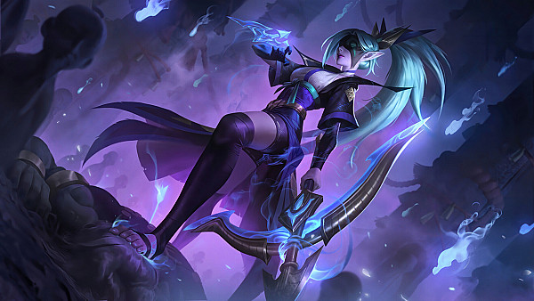 Vayne League Of Legends Fantasy Art 4k - hdwallpaper4k