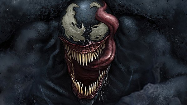 Venom Big Face 4k - hdwallpaper4k