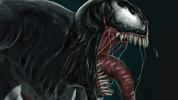 Venom Closeup Art - hdwallpaper4k