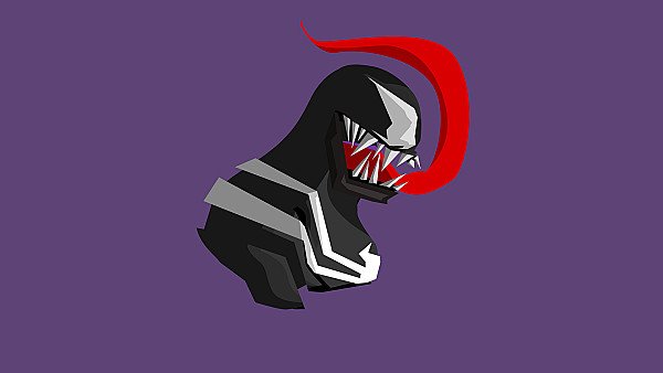 Venom Minimalism 4k - hdwallpaper4k