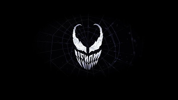 Venom Minimalist Logo 4k - hdwallpaper4k