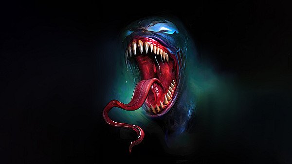 Venom Predatory Stare - hdwallpaper4k