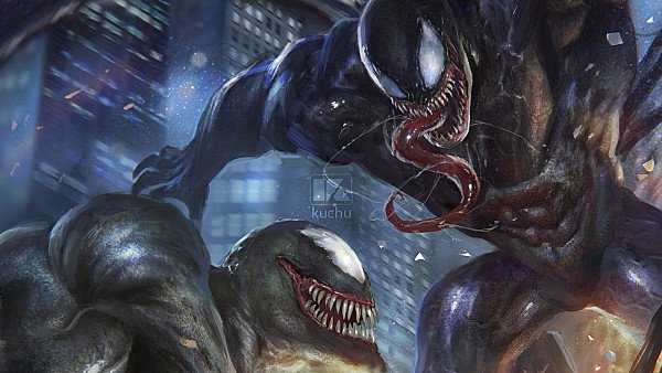 Venom Vs Riot Artwork - hdwallpaper4k