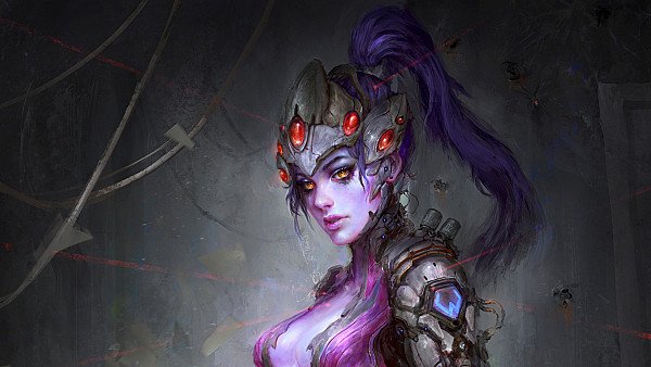 Widowmaker Overwatch Fantasy Artwork - hdwallpaper4k