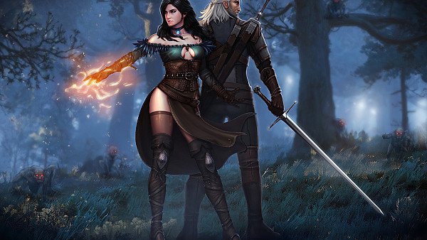 Witcher 3 Wild Hunt Geralt Yen And Ciri 4k wallpaper