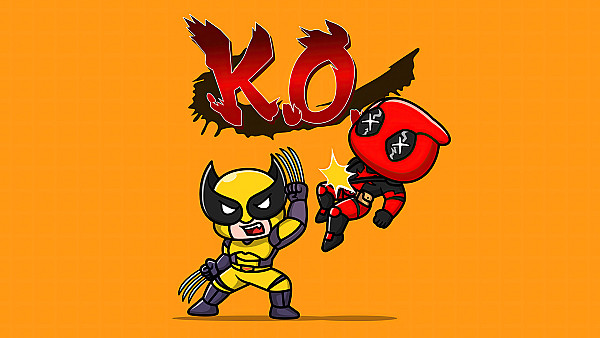 Wolverine And Deadpool Impactful - hdwallpaper4k