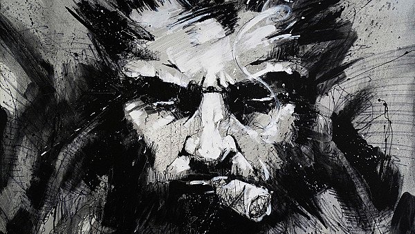 Wolverine Monochrome Art - hdwallpaper4k