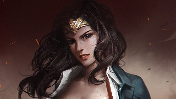 Wonder Woman Angry Art - hdwallpaper4k