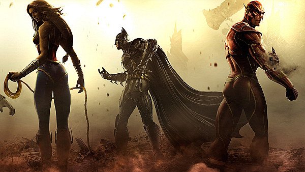 Wonder Woman Batman Flash Artwork - hdwallpaper4k