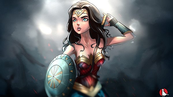 Wonder Woman Cartoon Artwork - hdwallpaper4k