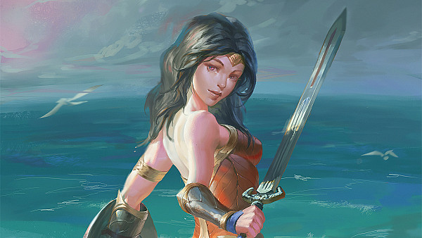 Wonder Woman Cuteart - hdwallpaper4k