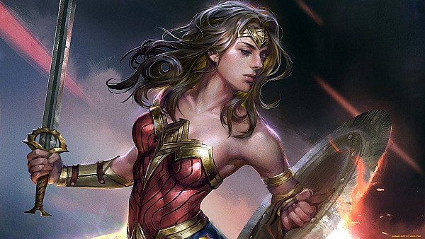 Wonder Woman Fantasy Girl Artwork - hdwallpaper4k