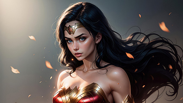 Wonder Woman Glowing Eyes - hdwallpaper4k