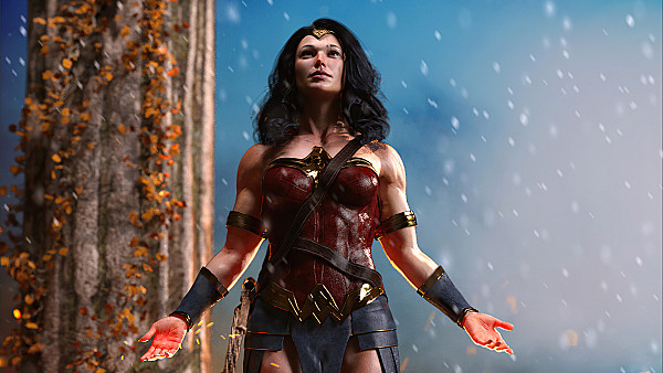 Wonder Woman Ice And Fire 4k - hdwallpaper4k