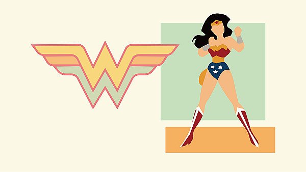 Wonder Woman Minimal 10k - hdwallpaper4k