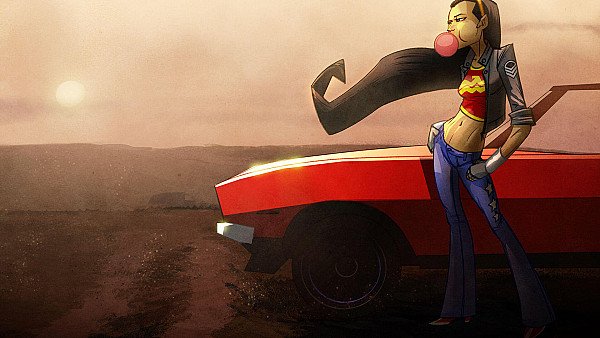 Wonder Woman The Riverside wallpaper