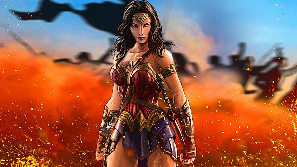 Wonder Woman Warrior Artwork 5k - hdwallpaper4k