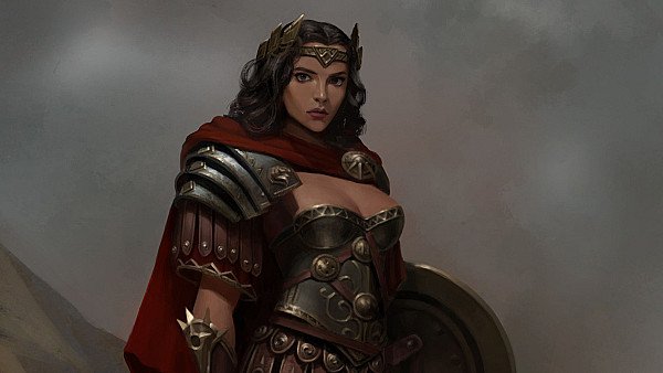 Wonder Woman Warrior Artwork - hdwallpaper4k